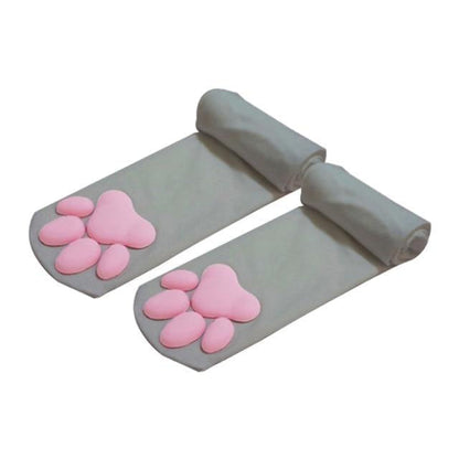 3D Paw Print Pad Stockings