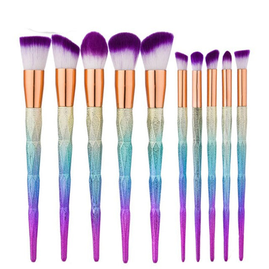 Glitter Rainbow Unicorn Brushes