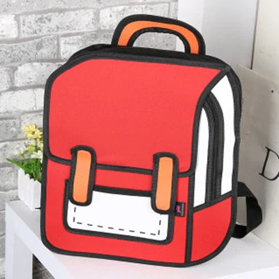 2D Cartoon Backpack