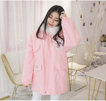 Sweet Bunny Cake Winter Coat