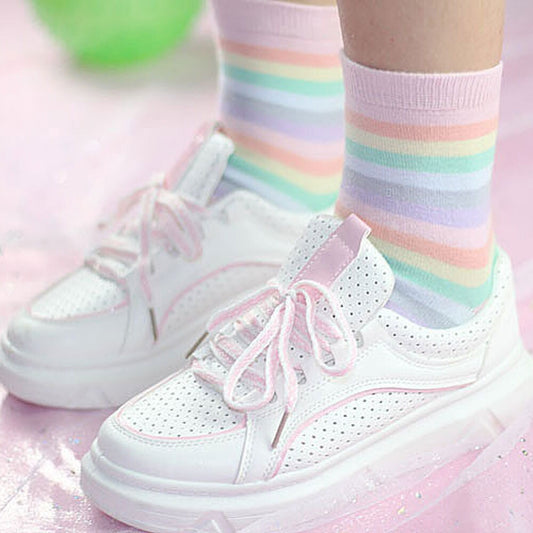 Milky Rainbow Socks