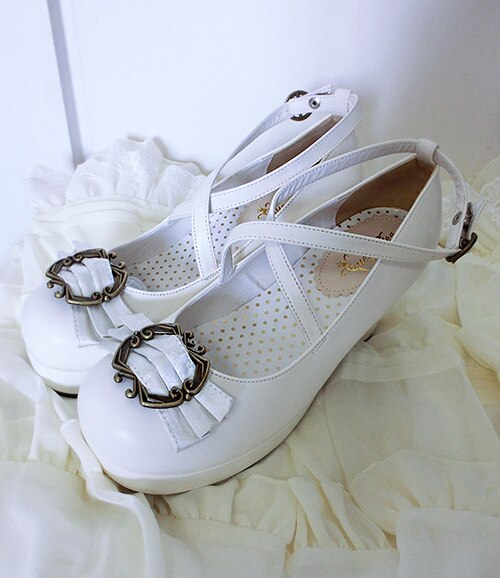 Traditional Bow Embellished Heels