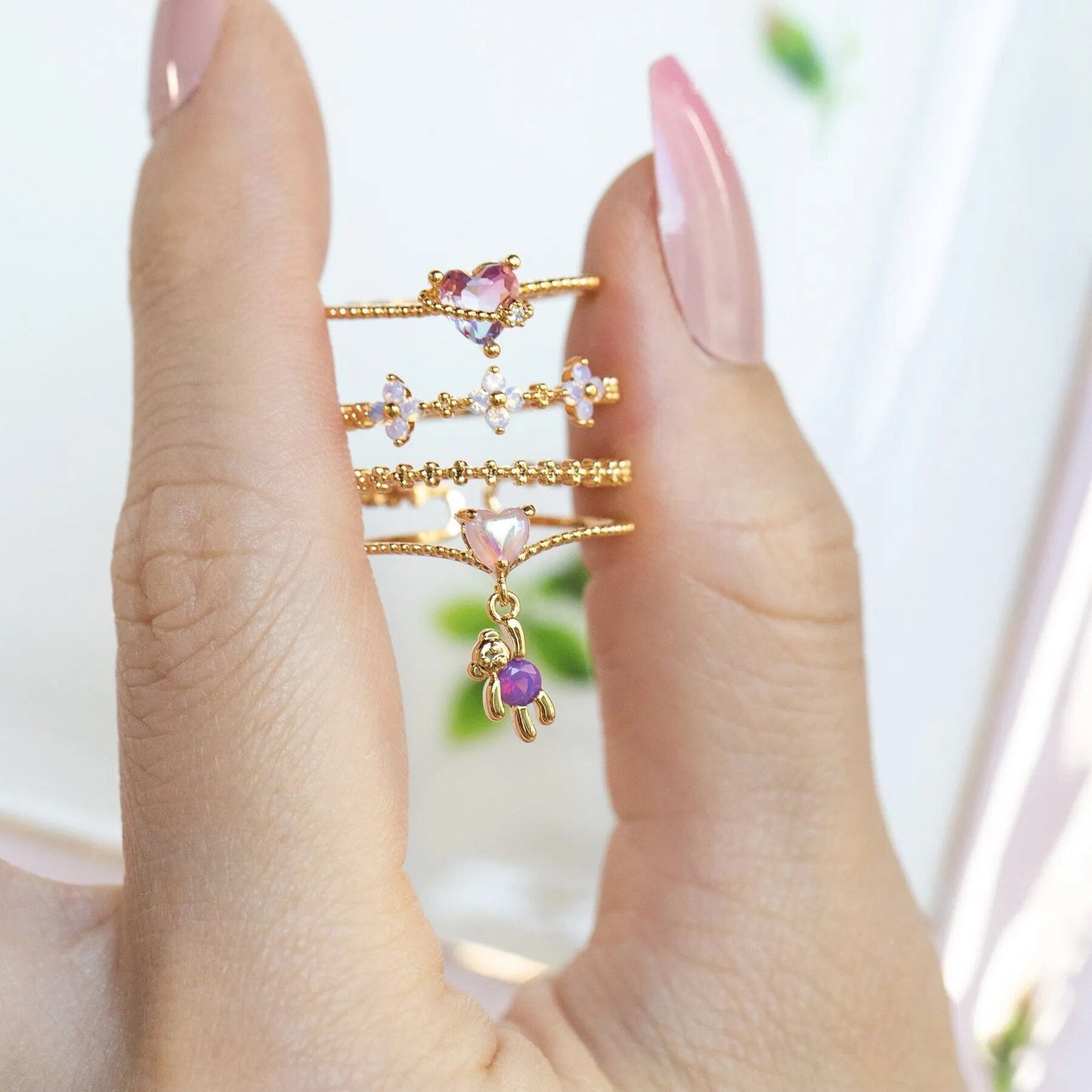 Dainty Stacking Babydoll Rings