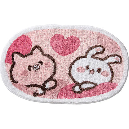 Sweet Bunny Friends Fluffy Floor Mat