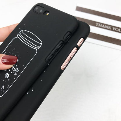 Black Space Phone Cases