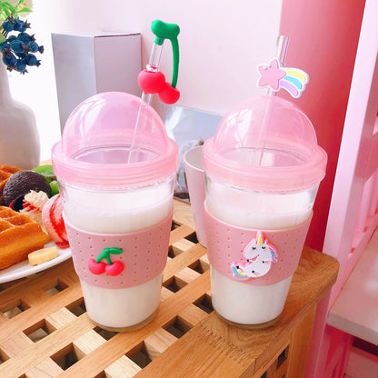 Fruity Straw Drinking Cup