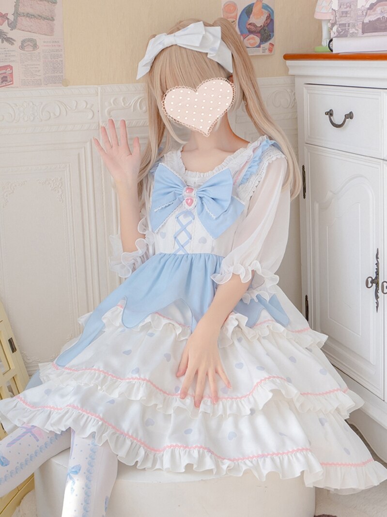 Drippy Polkadot Lolita Dress