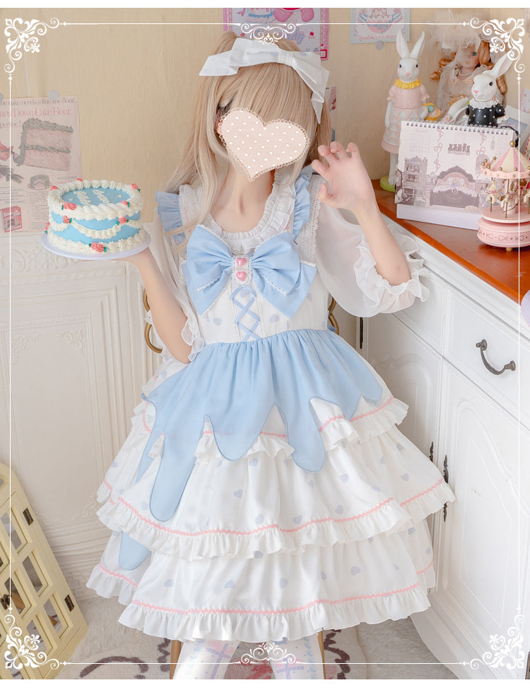 Drippy Polkadot Lolita Dress