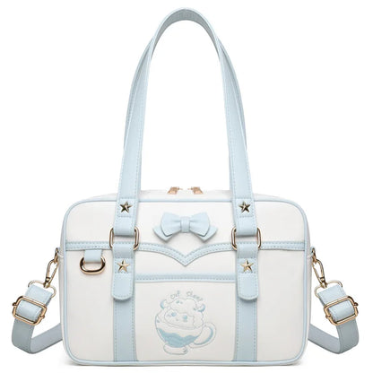 Pastel Sheep Teacup Messenger Bag