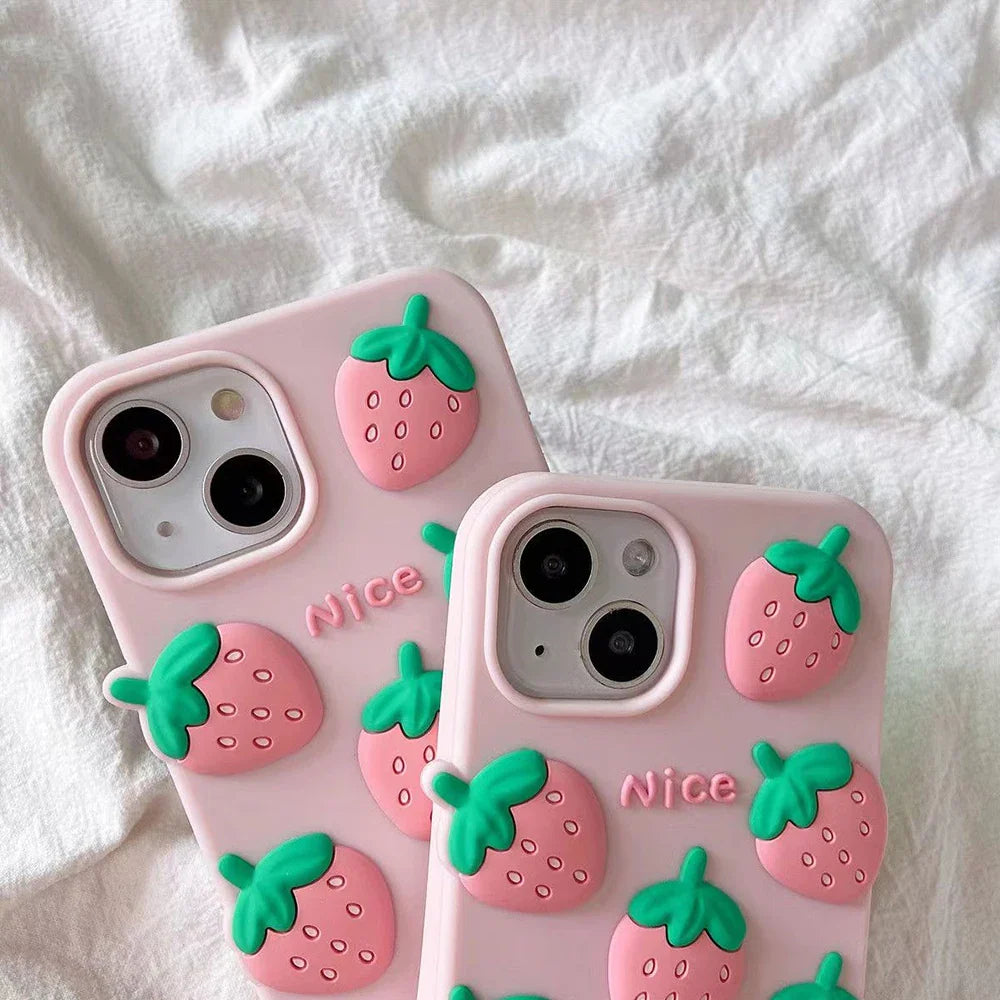 Strawberry Cream iPhone Case