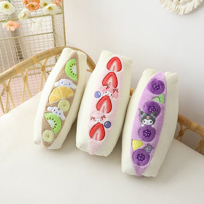 Kawaii Fruit Sandwich Plushies