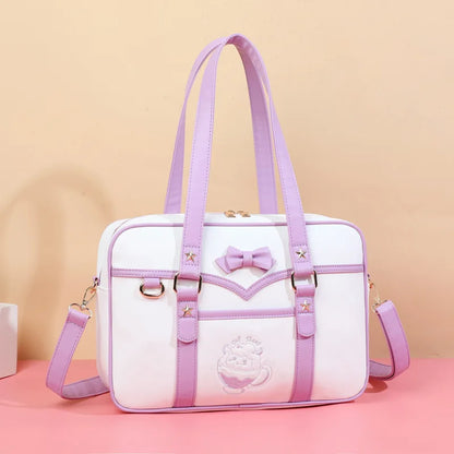 Pastel Sheep Teacup Messenger Bag