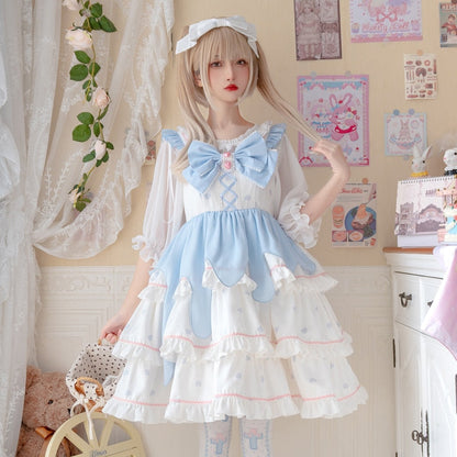 Drippy Polkadot Lolita Dress