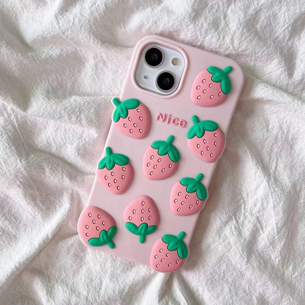 Strawberry Cream iPhone Case