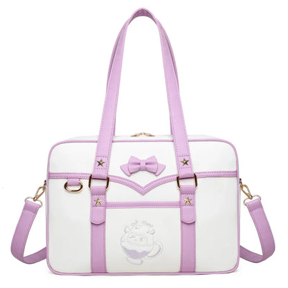 Pastel Sheep Teacup Messenger Bag