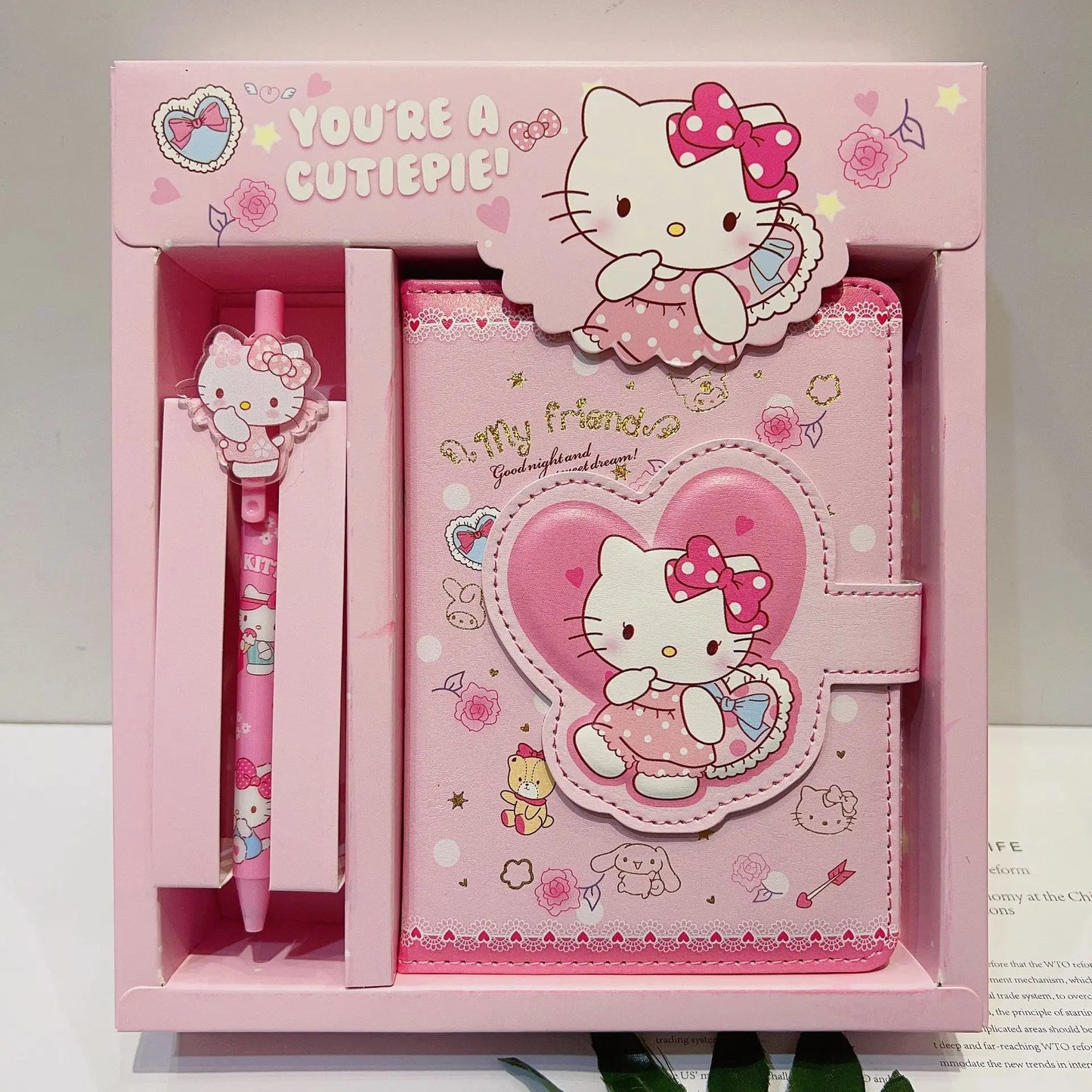 Kawaii Diary & Pen Set