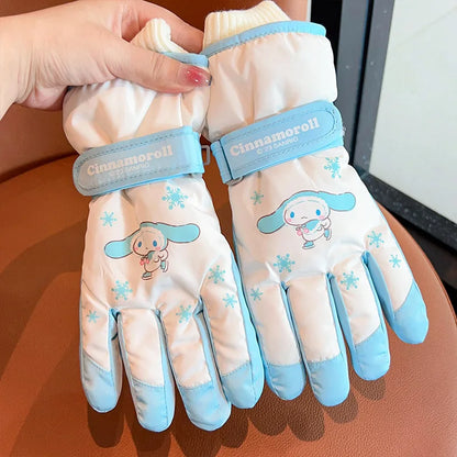 Cozy & Kawaii Character Waterproof Gloves