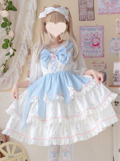 Drippy Polkadot Lolita Dress