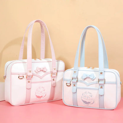 Pastel Sheep Teacup Messenger Bag