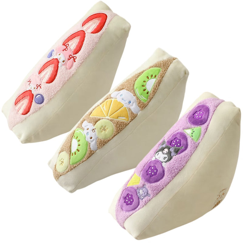 Kawaii Fruit Sandwich Plushies