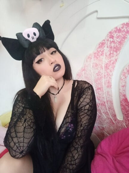 Kuromi Bat Wing Headband