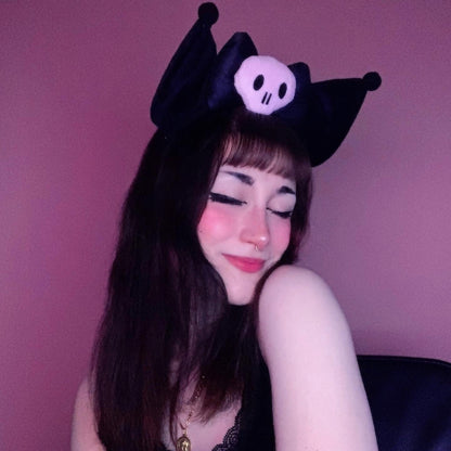 Kuromi Bat Wing Headband