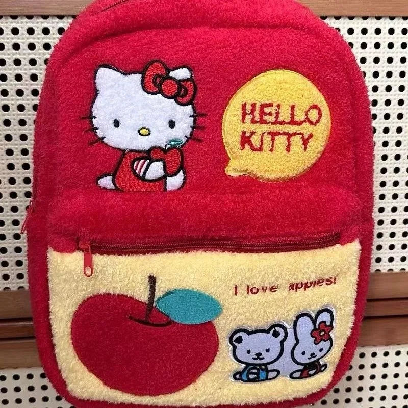 Apple Kitty Book Bag