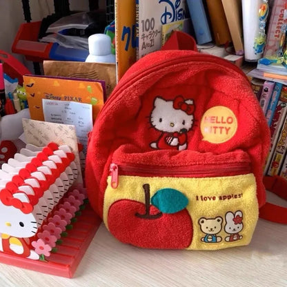 Apple Kitty Book Bag