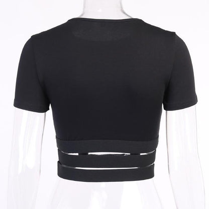 Baby Girl Suspender Crop Top