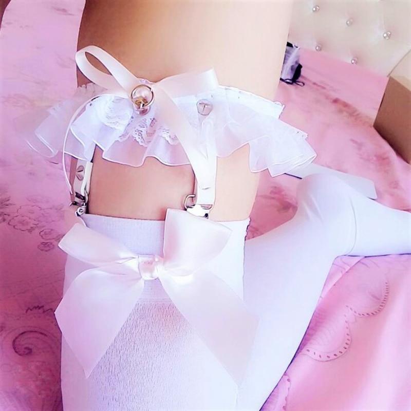 Babydoll Ruffle Garter Belt