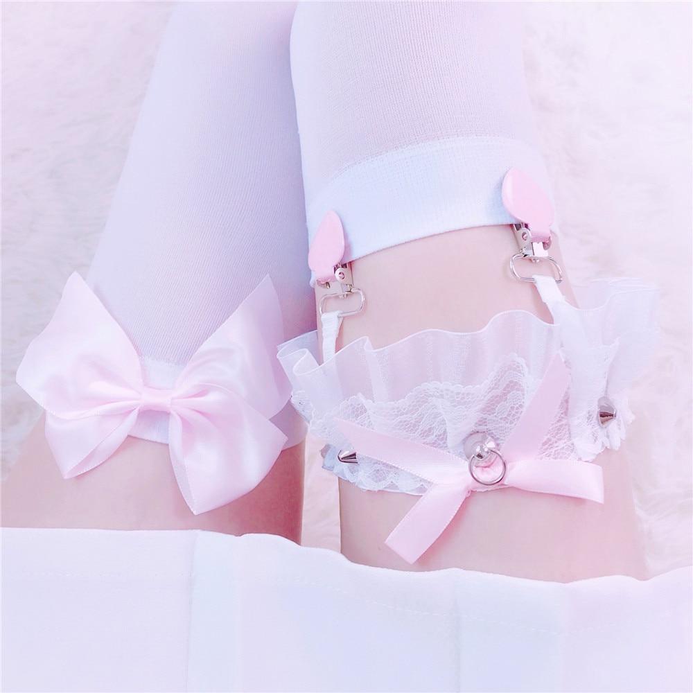 Babydoll Ruffle Garter Belt