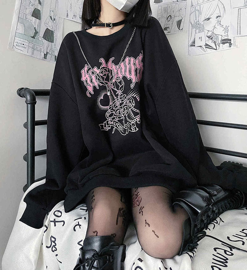 Bad Girl Pastel Goth Sweater