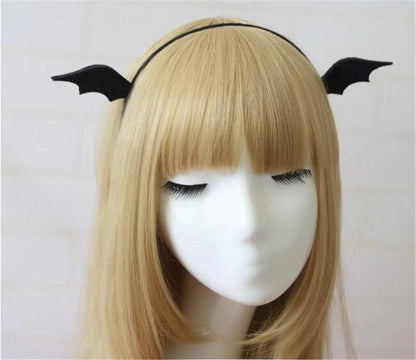 Bat Wing Headband & Clips