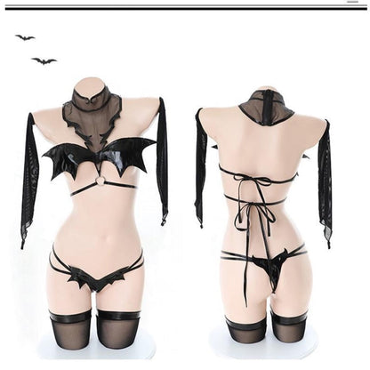 Bat Wing Lingerie Set