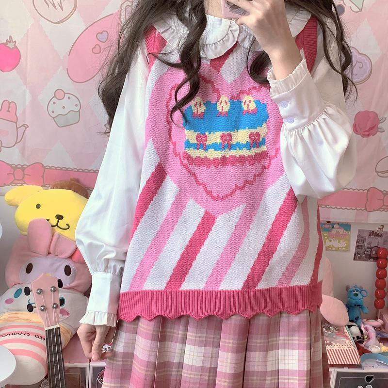 Birthday Cake Knit Vest