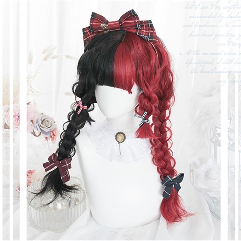 Black & Red Wig