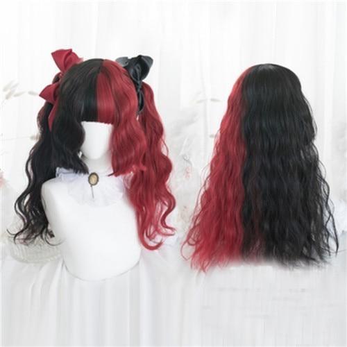 Black & Red Wig