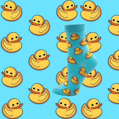 Blue Baby Duck Socks