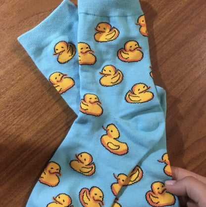 Blue Baby Duck Socks