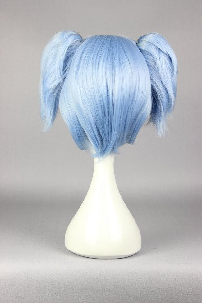 Blue Pigtail Wig