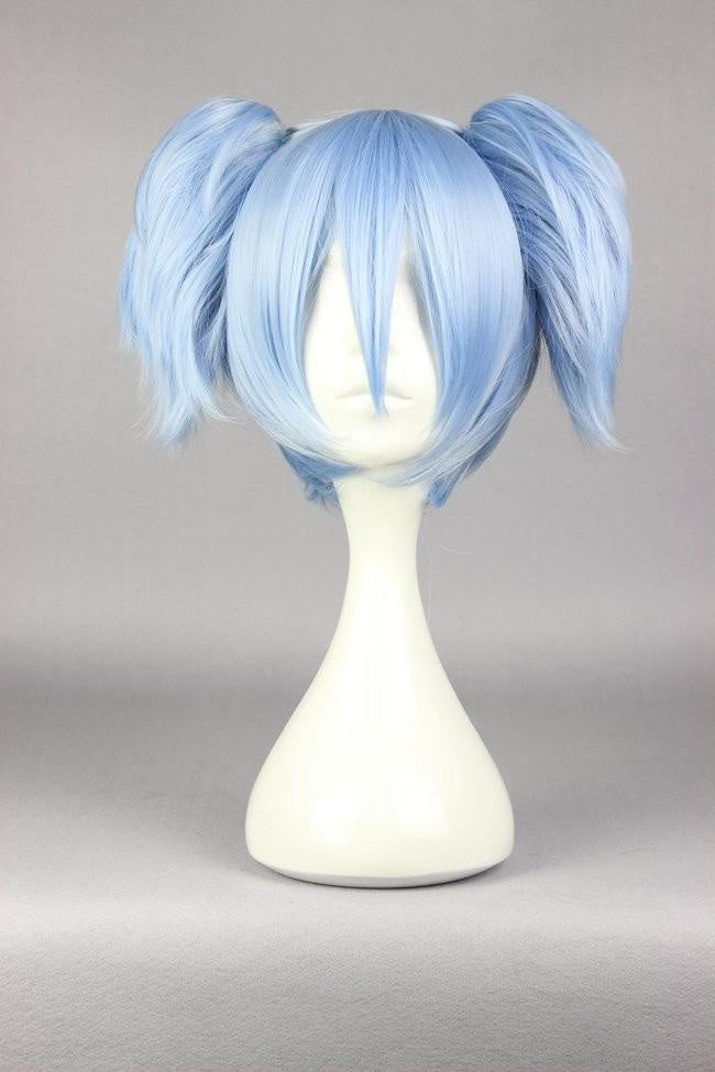 Blue Pigtail Wig