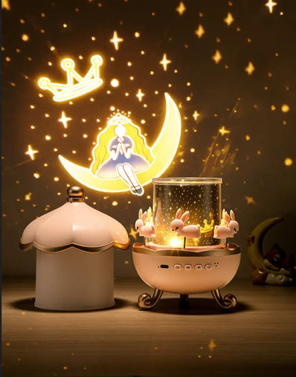 Bunny Carousel Projector Night Light