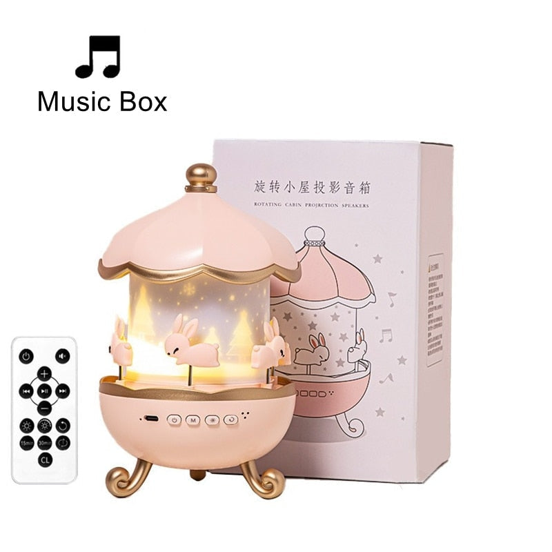 Bunny Carousel Projector Night Light