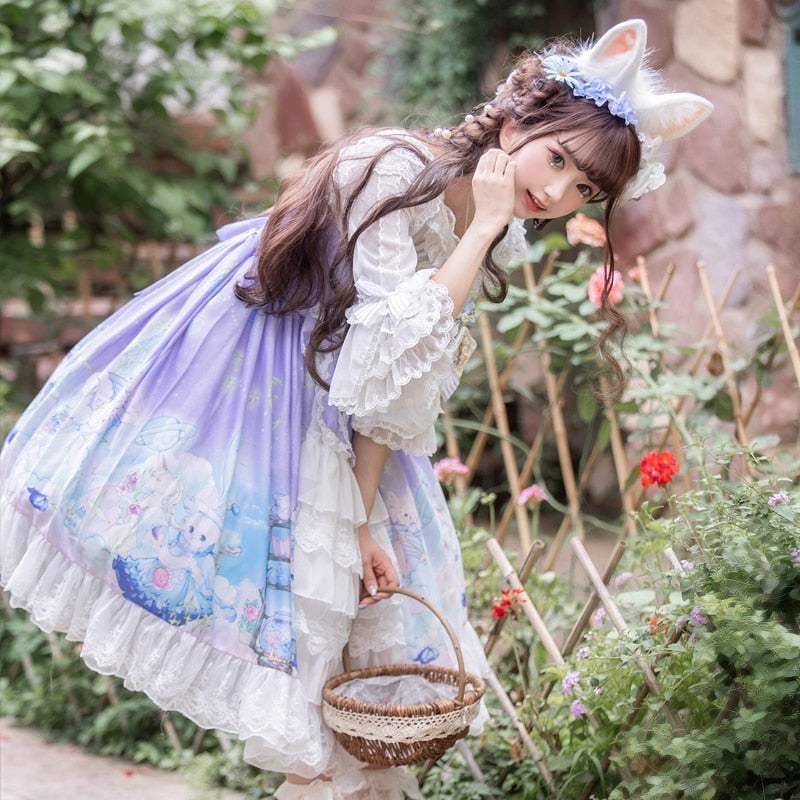 Bunny Star Kingdom Lolita Dress