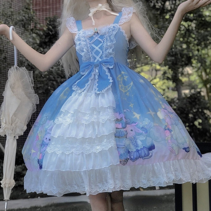 Bunny Star Kingdom Lolita Dress