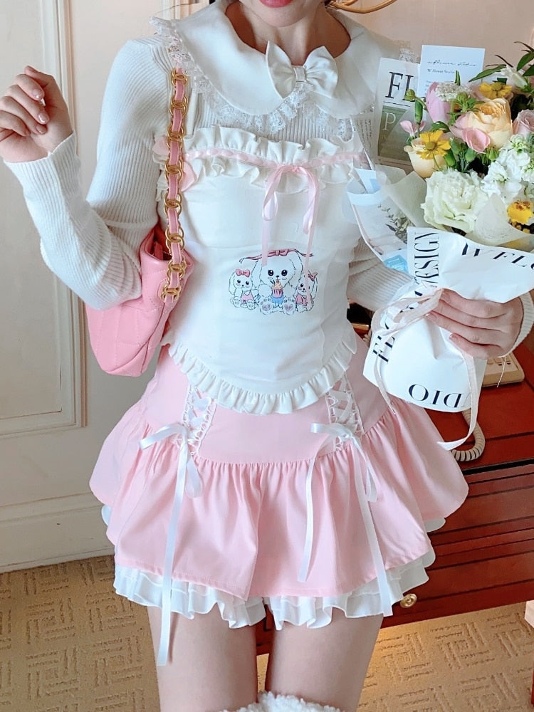 Bunny Tea Party Halter Top