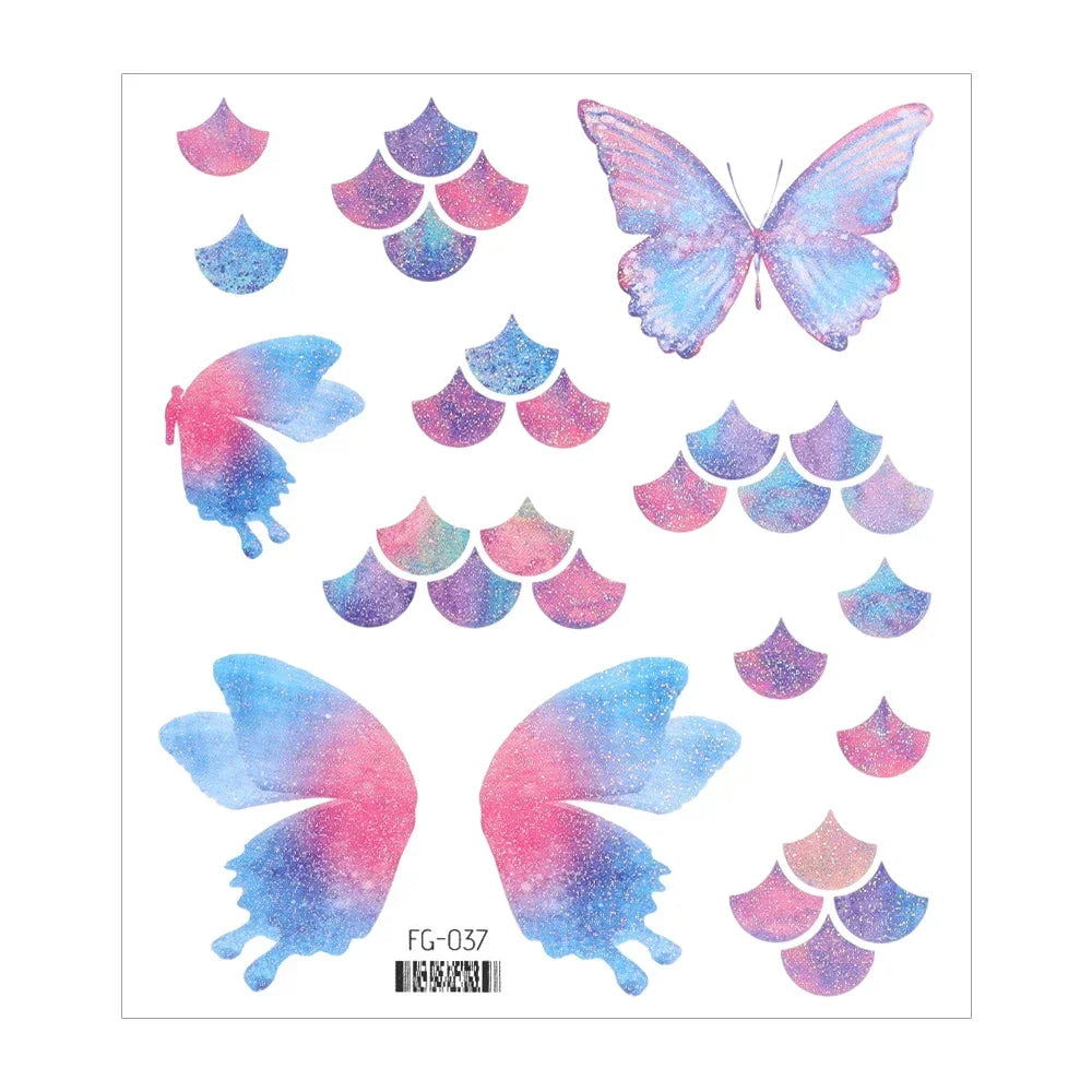 Butterfly Temporary Wing Makeup Tattoos