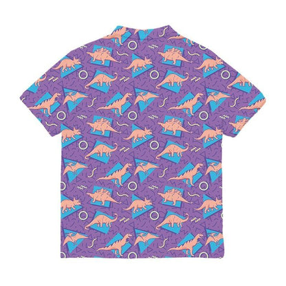 Button Up Dino Tee