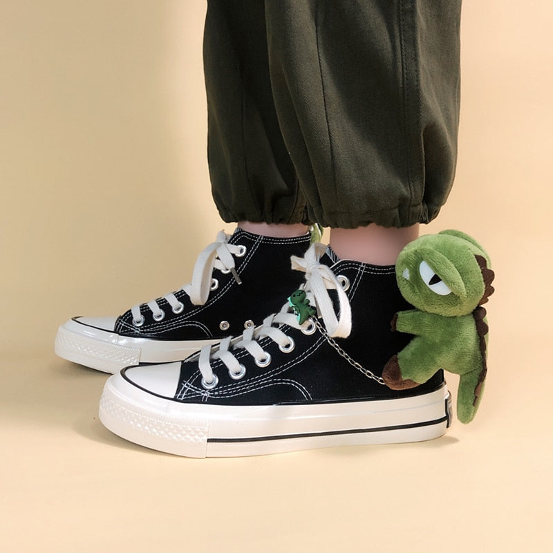 Chained Dino High Tops