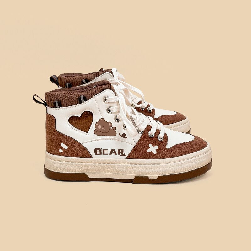 Chocolate Bear Sneakers